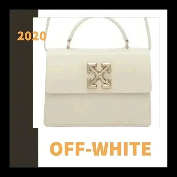 OFF-WHITE 1.4 Jitney Bag Ice Grey Bag NWT   - Picture 1 of 16